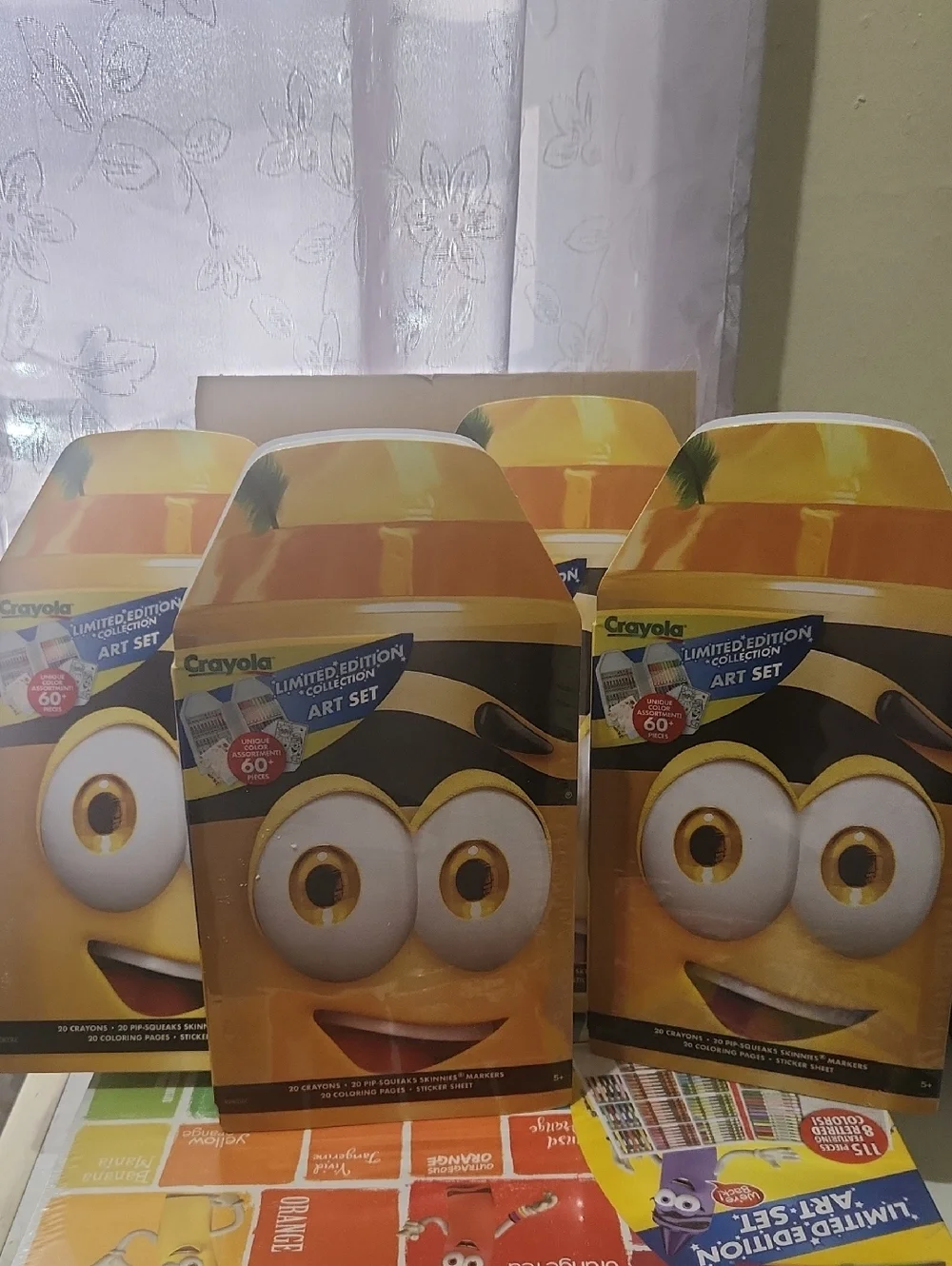 Crayola Minions Limited Edition Art Set  Multi Color Set. 8 Bx Bundle $60